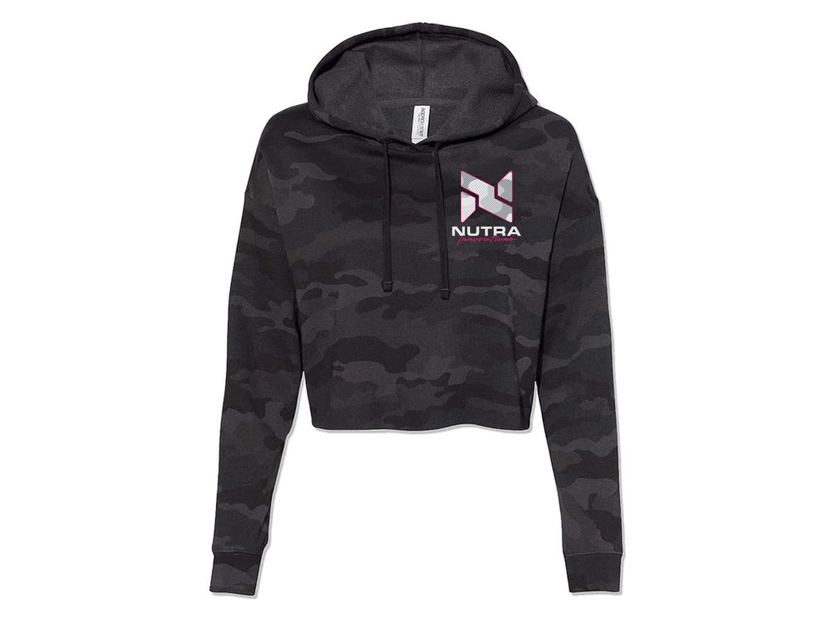 Womens Cropped Camo Hoodie!