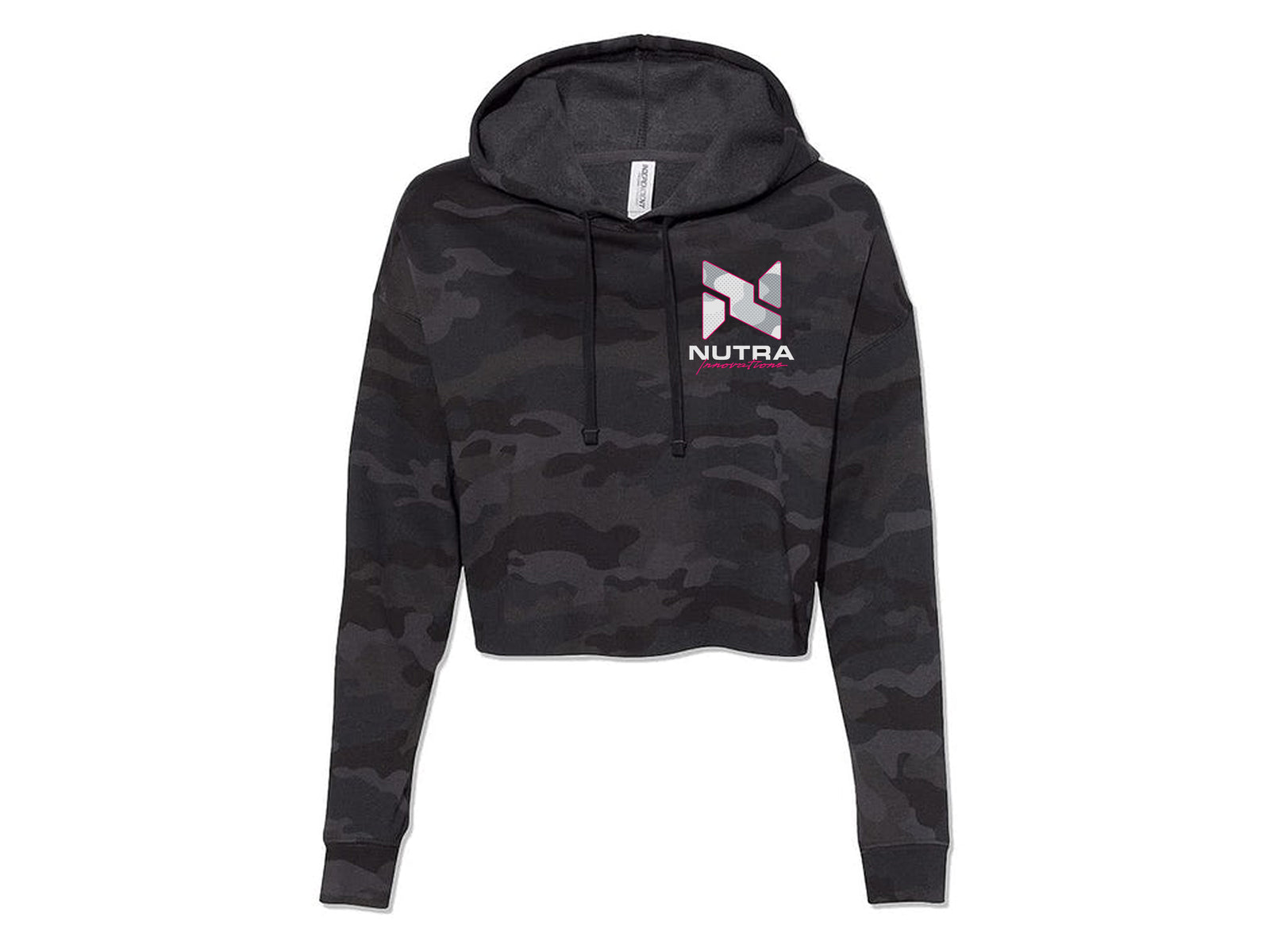 Womens Cropped Camo Hoodie!